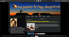 Desktop Screenshot of lespassionsdepapybougnat.net